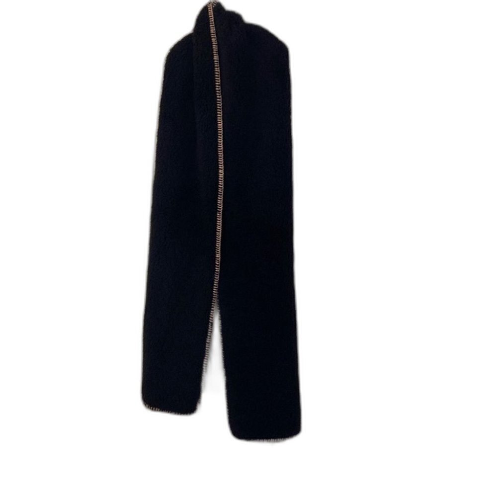 Jenni Faux Fur Scarf Black